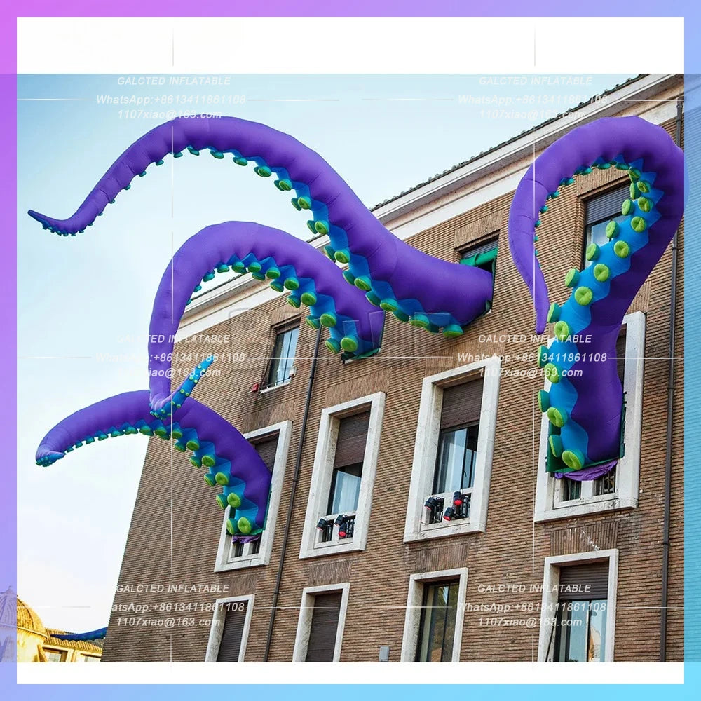 inflatable octopus tentacles with affordable price Elegant super giant  inflatable octopus arm for Halloween decoration