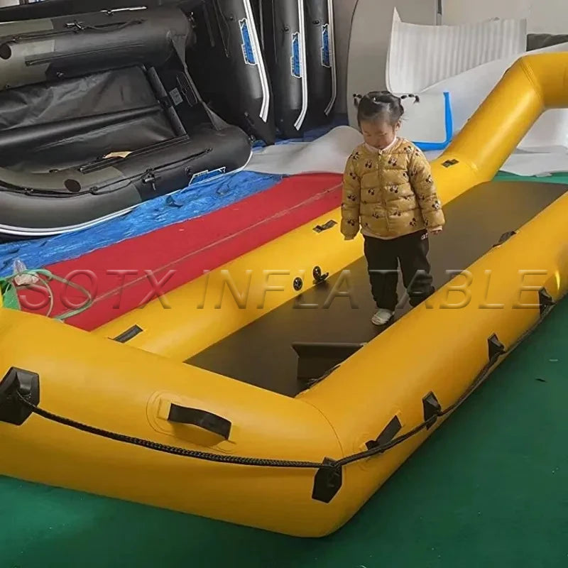 Sled Jet Ski Board 1.2mm PVC Inflatable Rapid Deployment Raft Water Rescue Boat Inflatable Rescue