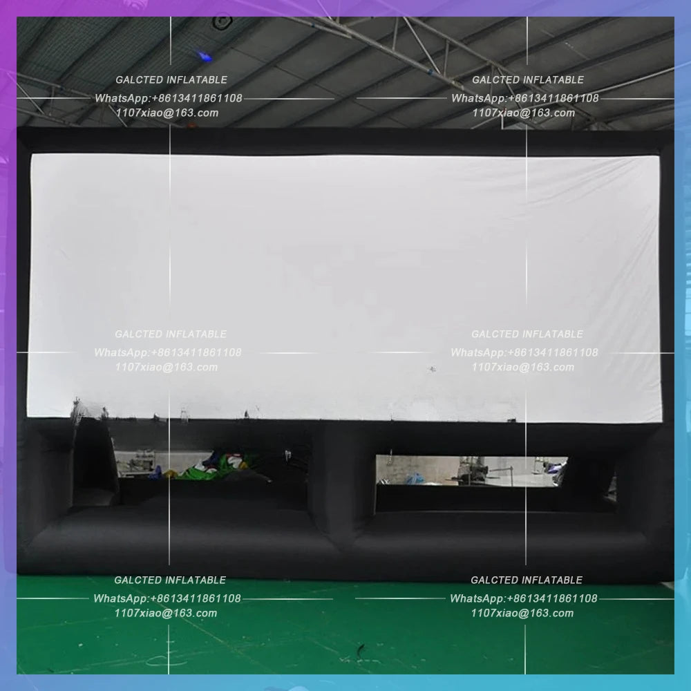 inflatable movie screen outdoor Brand new 10x8m giant inflatable TV projector screen with free delivery for outdoor film
