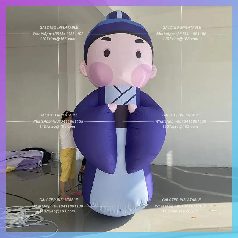 Qixi Lovers mid-autumn Festival Inflatable Chinese solid-state clothing model commercial scene area lighting decorative props