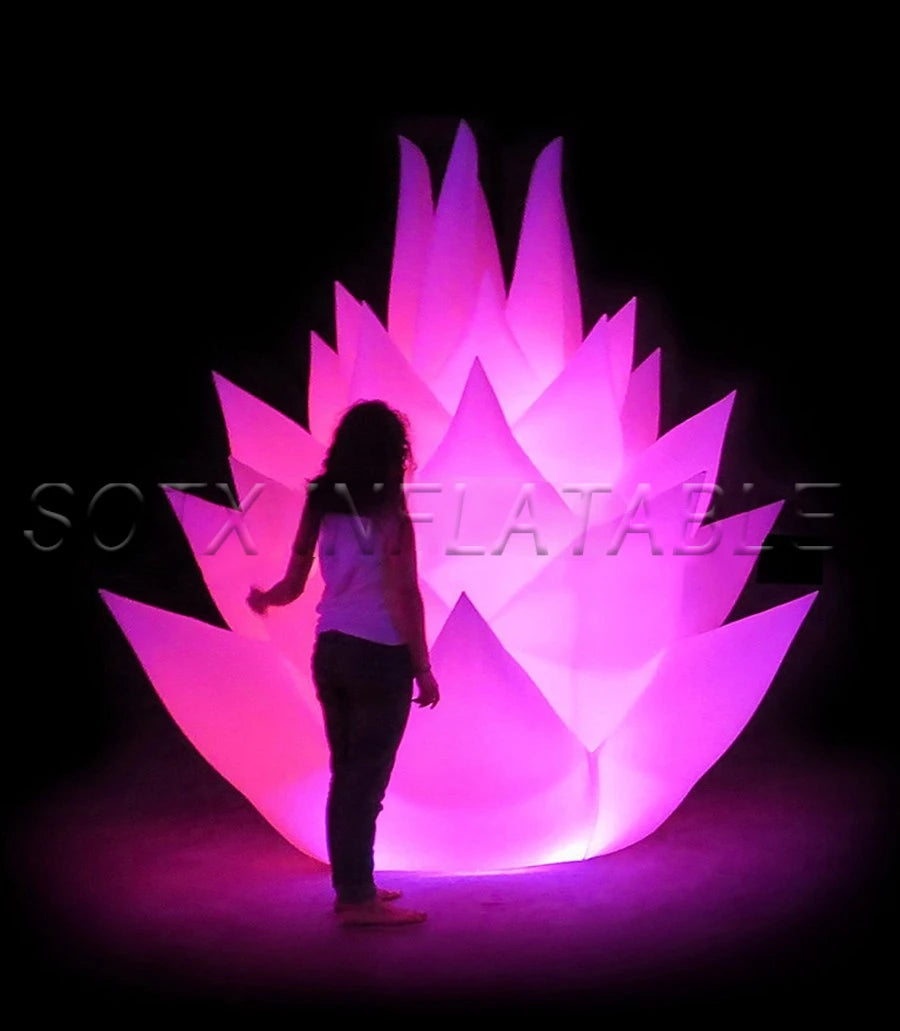 Light For Party Decoration Inflatable Replica, Inflatable Model, New Design Inflatable Dragon Lotus