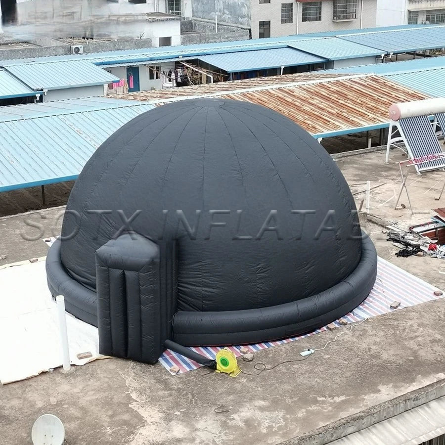 Shcool Dducation 5m Diameter Black Inflatable Projection Tent Planetarium Tent For