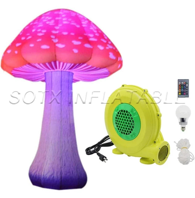 Balloon For promotion Free Shipping!Outdoor Decoration Giant Inflatable Mushroom Model Led Light Inflatable Mushroom