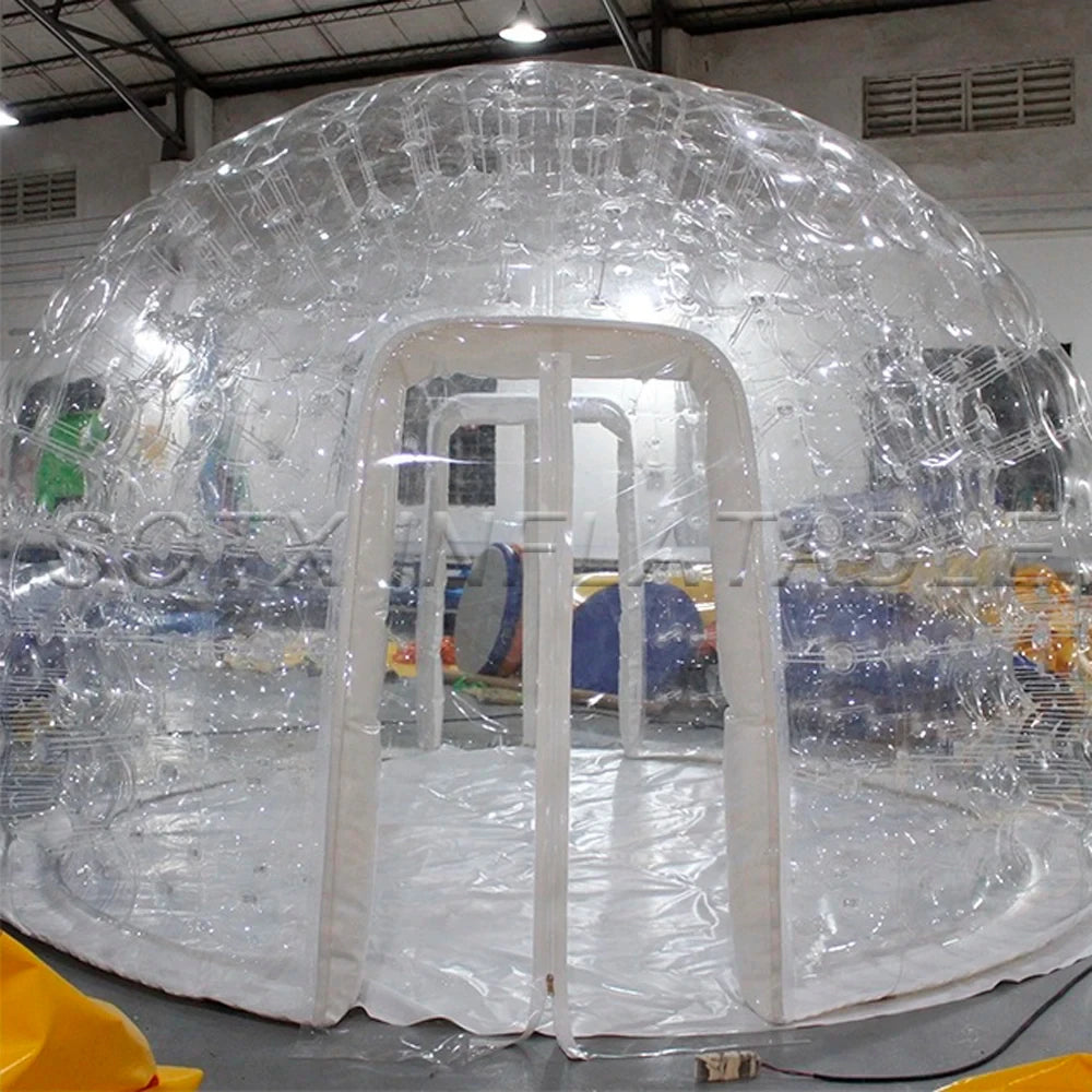 Outdoor Party Events 3M ,4M,5M Factory Price Airtight Inflatable Transparent Clear Bubble Tent Pop Up Igloo Dome For