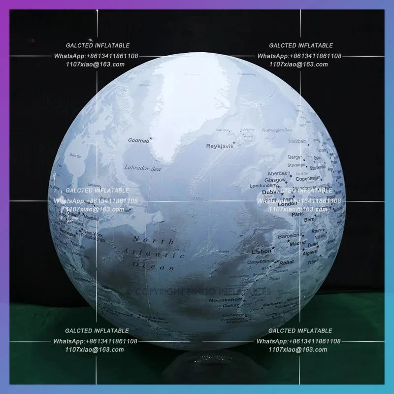 Inflatable Earth World Geography Inflatable Toys PVC  Globe Map Balloon Educational Supplies Planet Toys