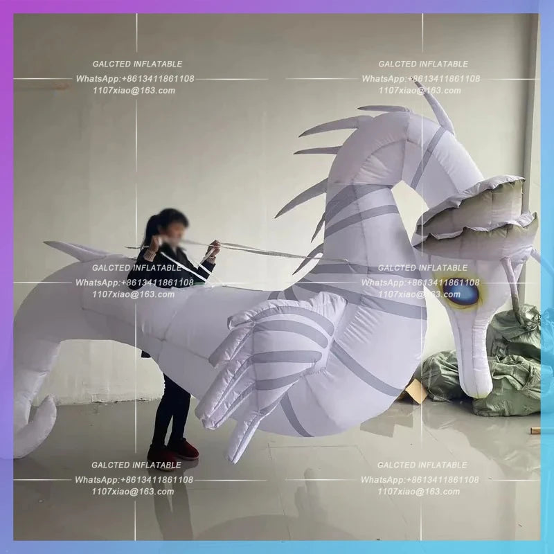 Walking Parade Halloween night club 3M inflatable Seahorse Air Model stage interactive atmosphere props