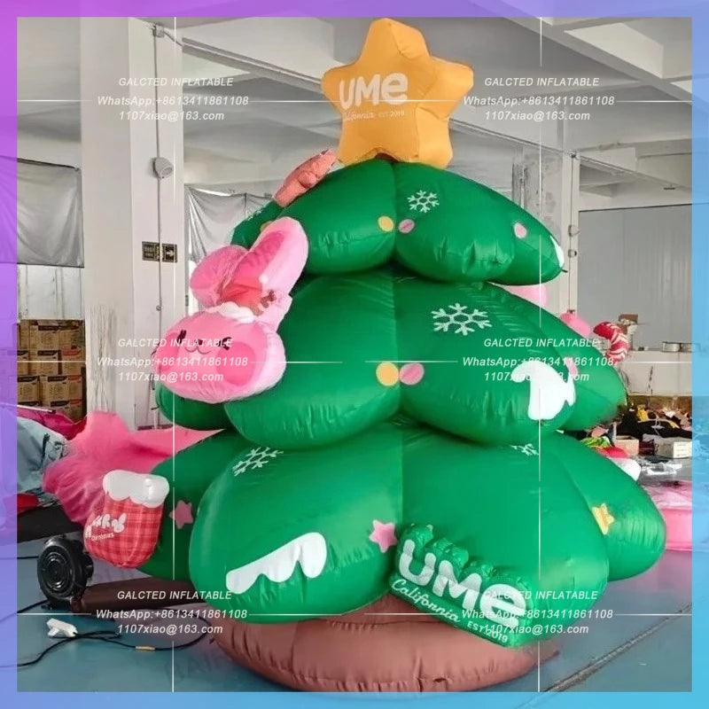 inflatable christmas tree for festival shop Courtyard decoration celebration decoration