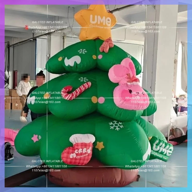 inflatable christmas tree for festival shop Courtyard decoration celebration decoration