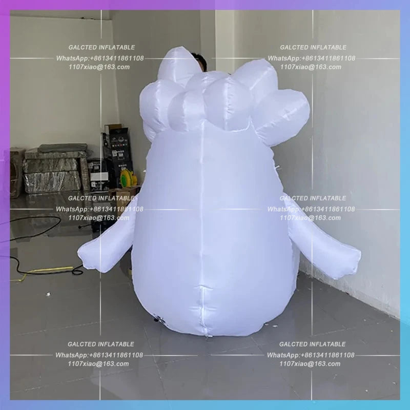 DIY white model children parent-child Inflatable vegetable models can be signed to doodle coloring interactive luminescent props