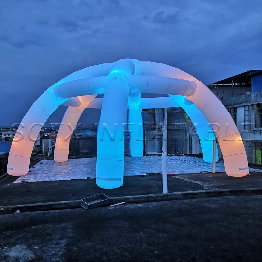 Wedding Decorations 10 m Diameter Dome Inflatable Led Tent For Party,Event and