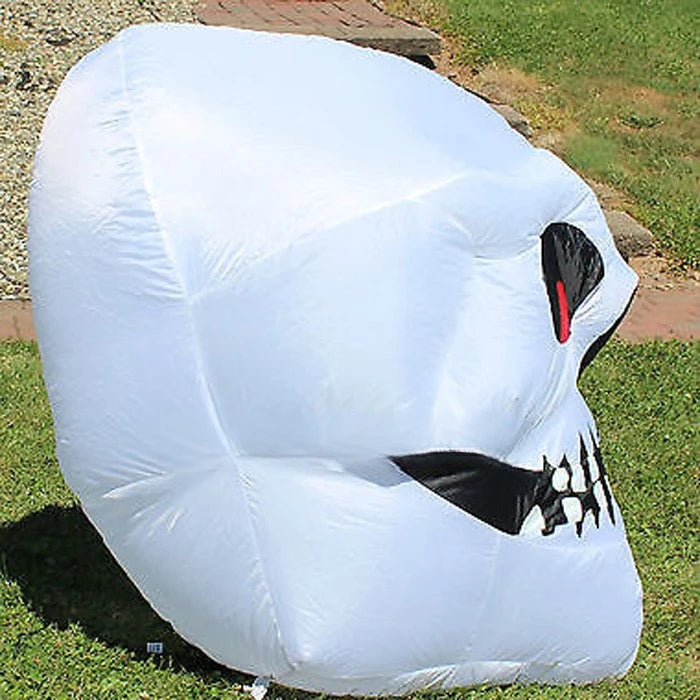 3m airblown Custom giant inflatable skull yard halloween decoration for party decoration