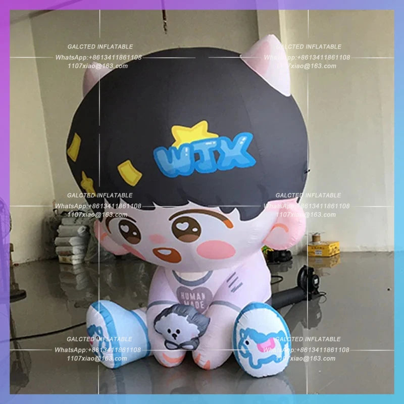 custom-made support puppet Inflatable cartoon idol Idol Idol Star air model fans call meeting photo souvenir arrangement Lights