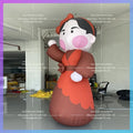 Qixi Lovers mid-autumn Festival Inflatable Chinese solid-state clothing model commercial scene area lighting decorative props
