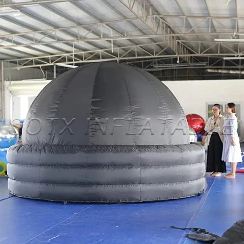 Teaching Planetarium Giant Inflatable Planetarium Dome Tent Planetarium Projection Dome with Floor Mat for Outdoor School