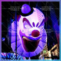 inflatable halloween clown Inflatable Toys 8.5 feet tall giant inflatable halloween clown mask 2.6 meters high  with LEDs toys