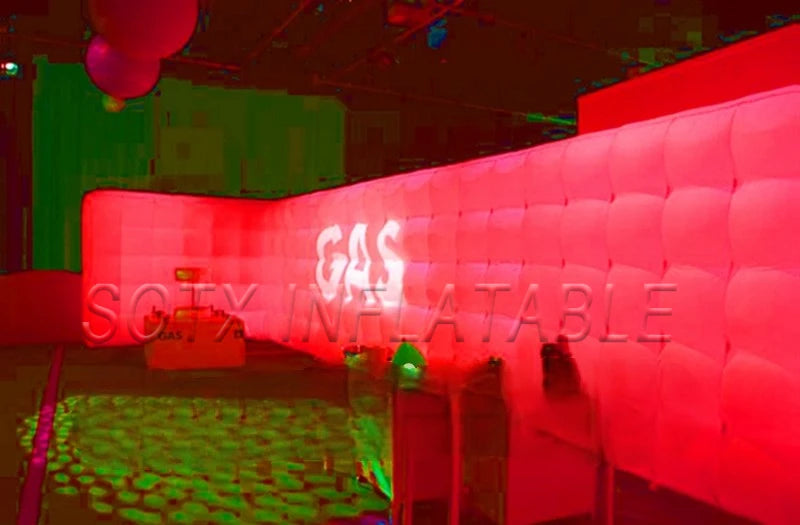 trade exhibition brightest LED inflatable background wall for