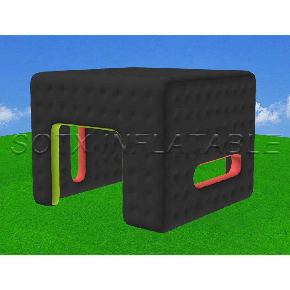 Structure With Do Customized Black Rubik Inflatable Cube Tent Large Event Showroom Wedding Party Marquee Giant Mobile Room