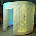 Wedding and Exhibition Nice Design 3m Led Inflatable Photo Booth Props foto Pod Kiosk Photo Station for