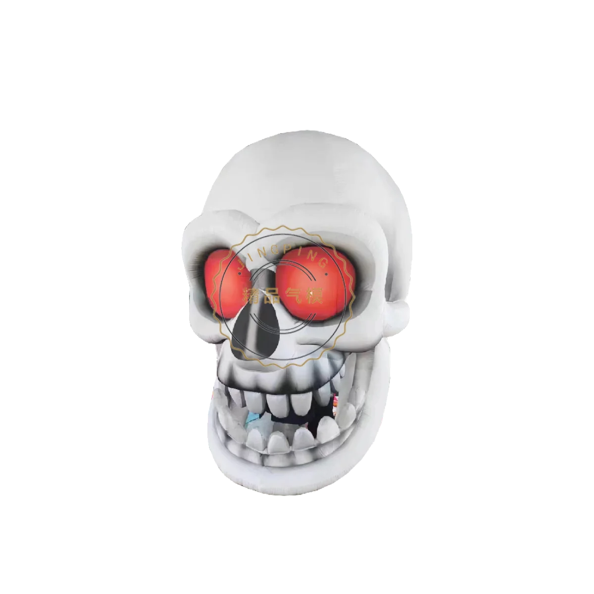 Giant Inflatable Clown Skull with Lights - Perfect for Halloween Parties, Bar Decor, and Nightclub Atmosphere