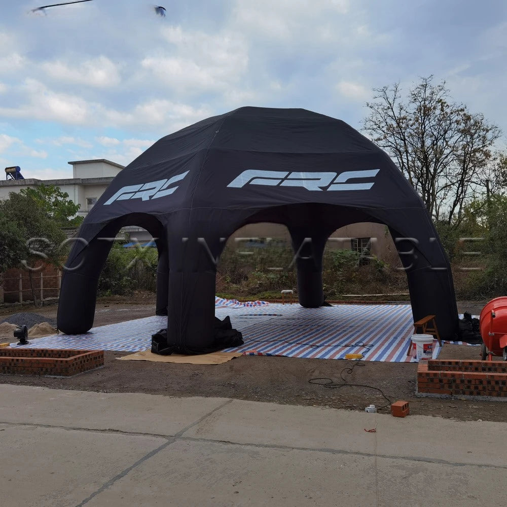 For Advertising Promotional Custom Outdoor 6 Legs Inflatable Spider Dome Tent Shade Canopy Gazebo Full Covered Event Station