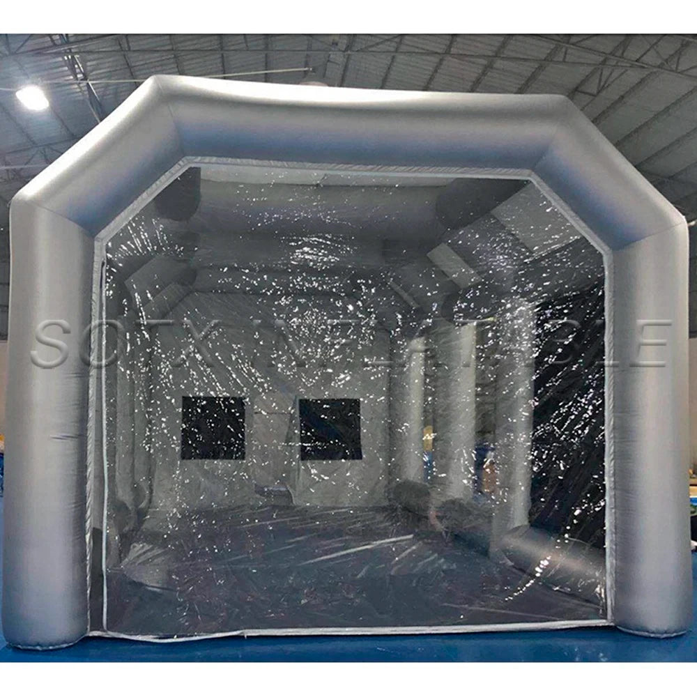 To Most Car Models Automobile Giant Inflatable Car Workstation Spray Paint Booth Tan Spray Painting Booths Sewinfla Applicable