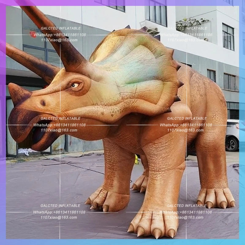 Inflatable Triceratops Inflatable Dinosaur 6m Huge Event Advertising Giant
