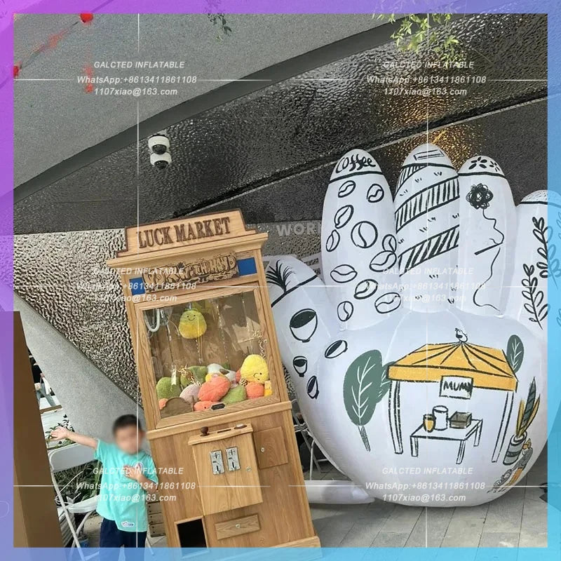 freehand Chinese wind landscape Inflatable cartoon doodle hand air model ink painting Chinese Wind Arts and Crafts Fair