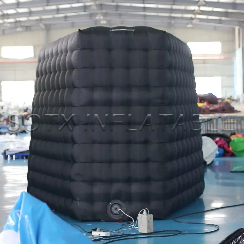 Wedding Party Show V-Shaped Inflatable LED Photo Booth Tent Backdrop Inflatable Photo Booth Enclosure for Advertising