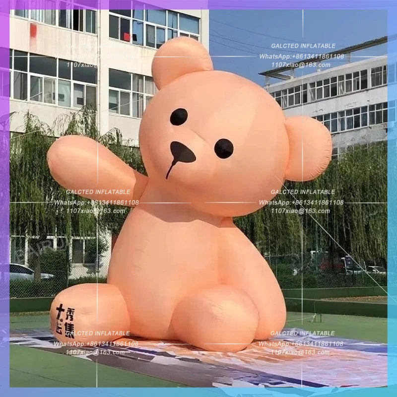 inflatable giant bear cartoon animal Children's amusement park pink bears inflatable model zoo square street decoration