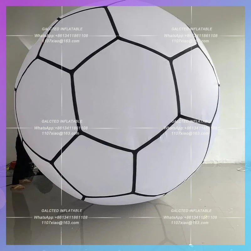 ip-themed events can be customized Inflatable cartoon football basketball balloon games logo bazaar lighting ads