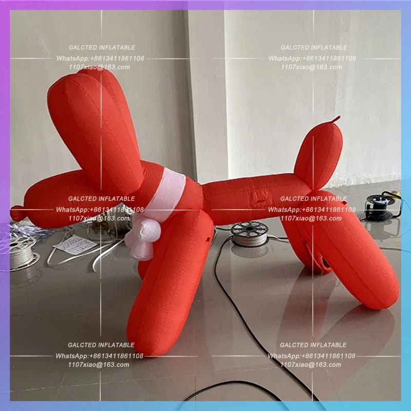 sausage dog balloon dog model Inflatable cartoon dachshund dog  clown playground children's fun bar stage lighting props