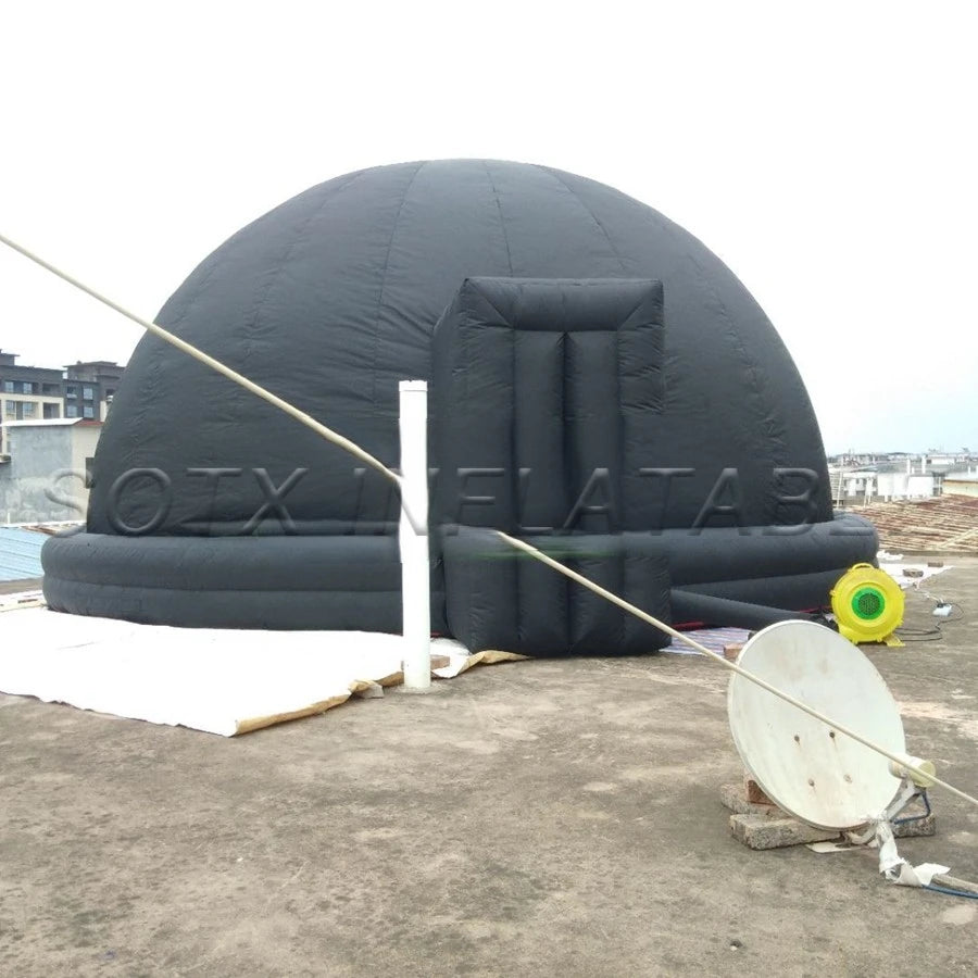Shcool Dducation 5m Diameter Black Inflatable Projection Tent Planetarium Tent For