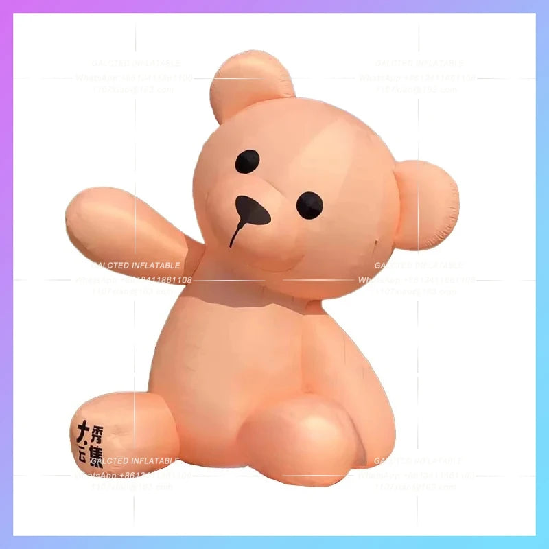 inflatable giant bear cartoon animal Children's amusement park pink bears inflatable model zoo square street decoration