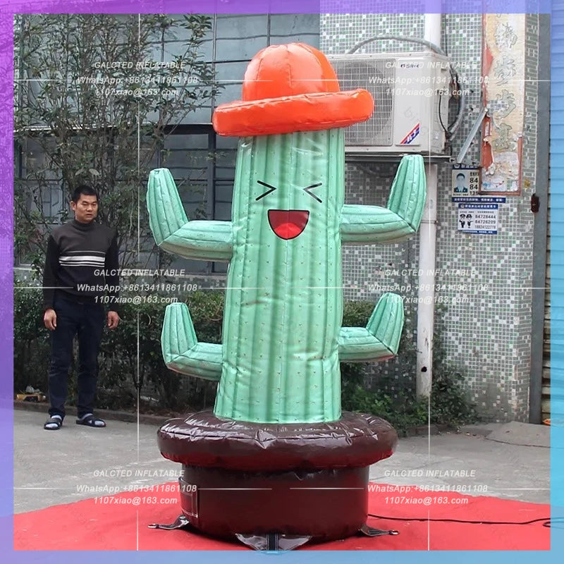 Inflatable Scarecrow for Advertising Giant 3m/4m/5m High Giant  Inflatable Cactus-Free Shipping -Toy