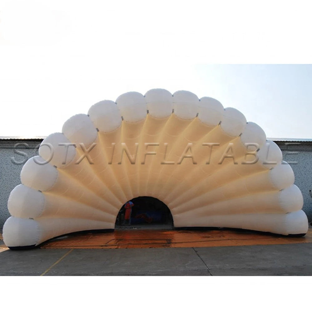 event music concert Newcommercial Igloo Large Inflatable Stage Cover White Shell dome Tents And Shelters Patio party for Wedding