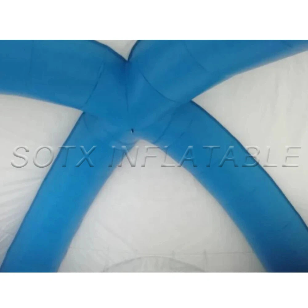 For Trade Show Airtight Pvc Waterproof Advertising Inflatable Spider Tent Gazebo Arch Dome Event Station With Walls 4 Logos Free