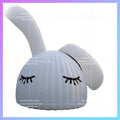 Festival Children's play facilities bar Inflatable White Rabbit Ear Arch Model mid-autumn shopping mall lighting arch props