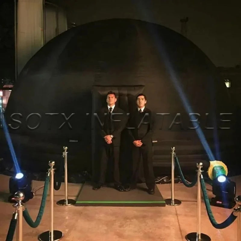 Teaching Planetarium Giant Inflatable Planetarium Projection Dome Planetarium Dome Tent with Floor Mat for Outdoor School