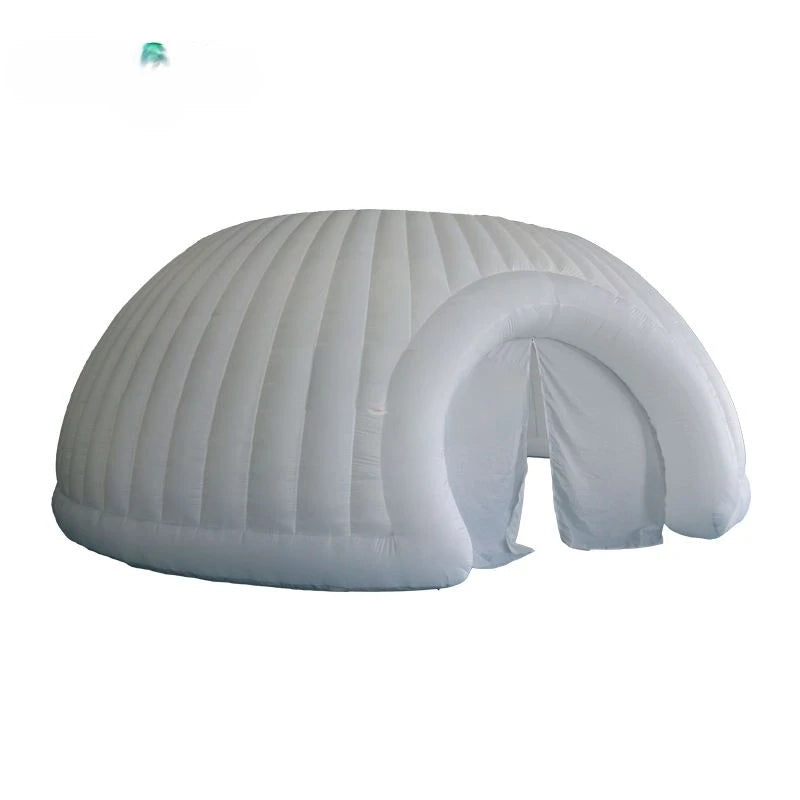 Wedding Show Decoration 8x3.2mH Giant Inflatable Roofless Igloo Dome Tent Inflatable Igloo Panorama Tent for Events Party