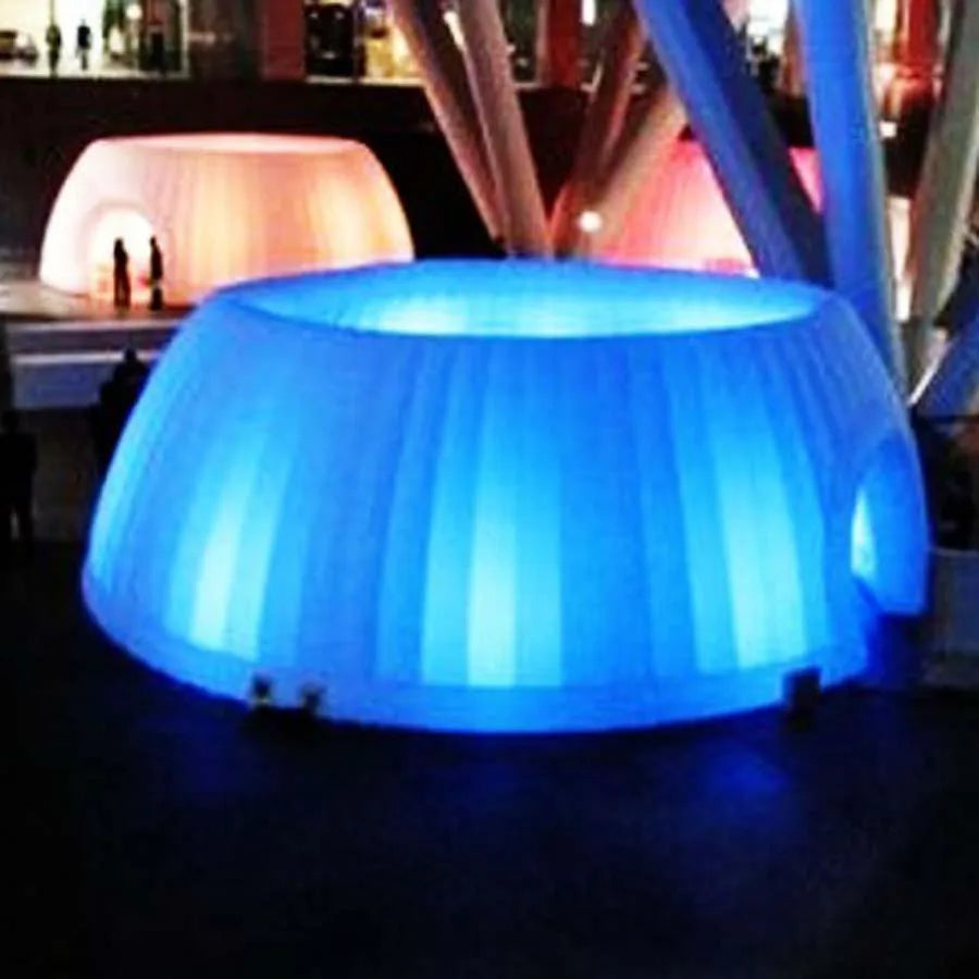 Meeting And Exhibition Led Round Room Inflatable Office Tent Inflatable Dome Tent Model For Event