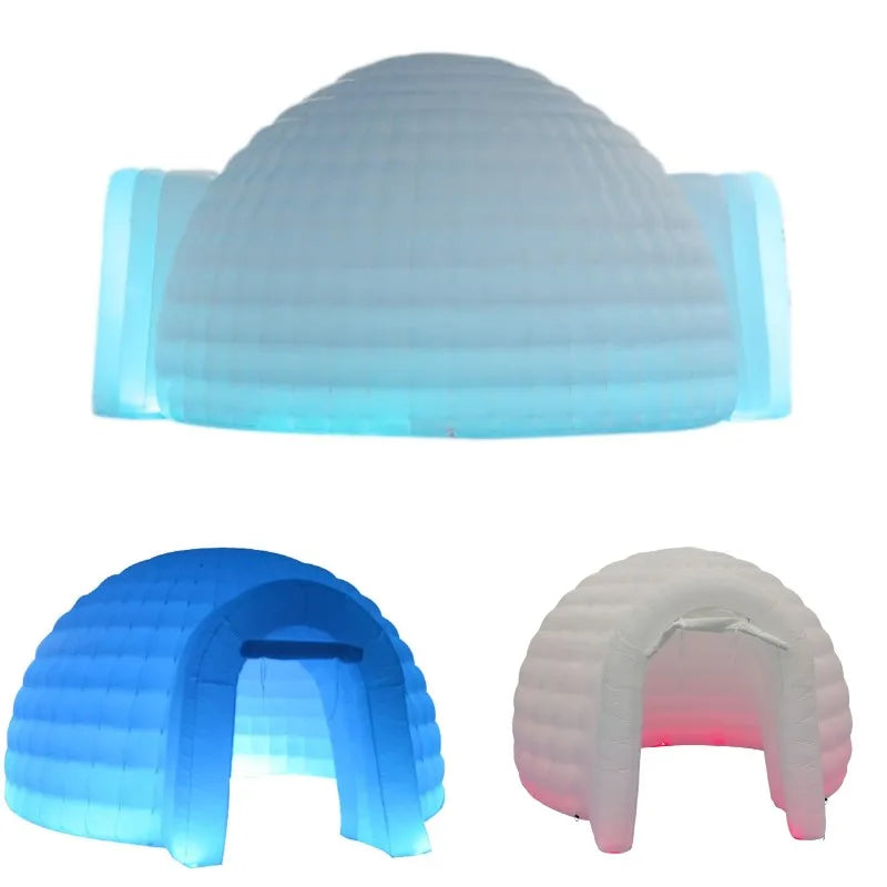 Show Exhibition Dia.4/5/6M Commercial Inflatable Event Dome Tent Oxford Inflatable Igloo Dome Tent for Club Party Wedding
