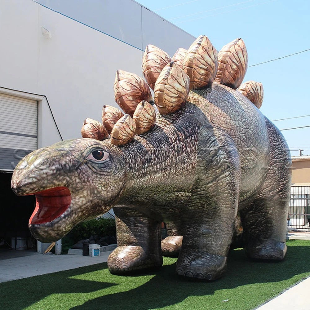 Park Zoo Promotional Outlet Festival Outdoors City Parade Giant Inflatable Stegosaurus Oxford Inflated Dinosaur Balloon For