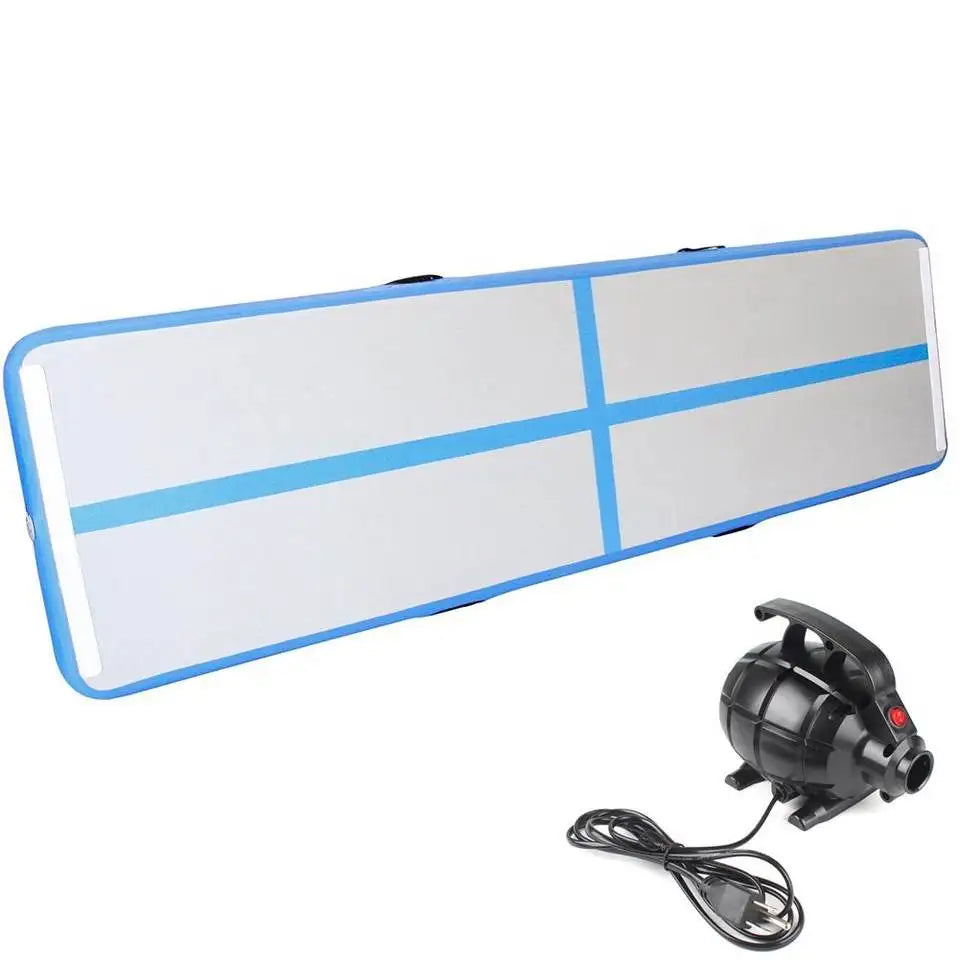 Yoga Training Floor 2024 Hot Sale Custom Logo Inflatable Air Track With Electric Pump Gymnastics Tumbling Air Mat Indoor Outdoor