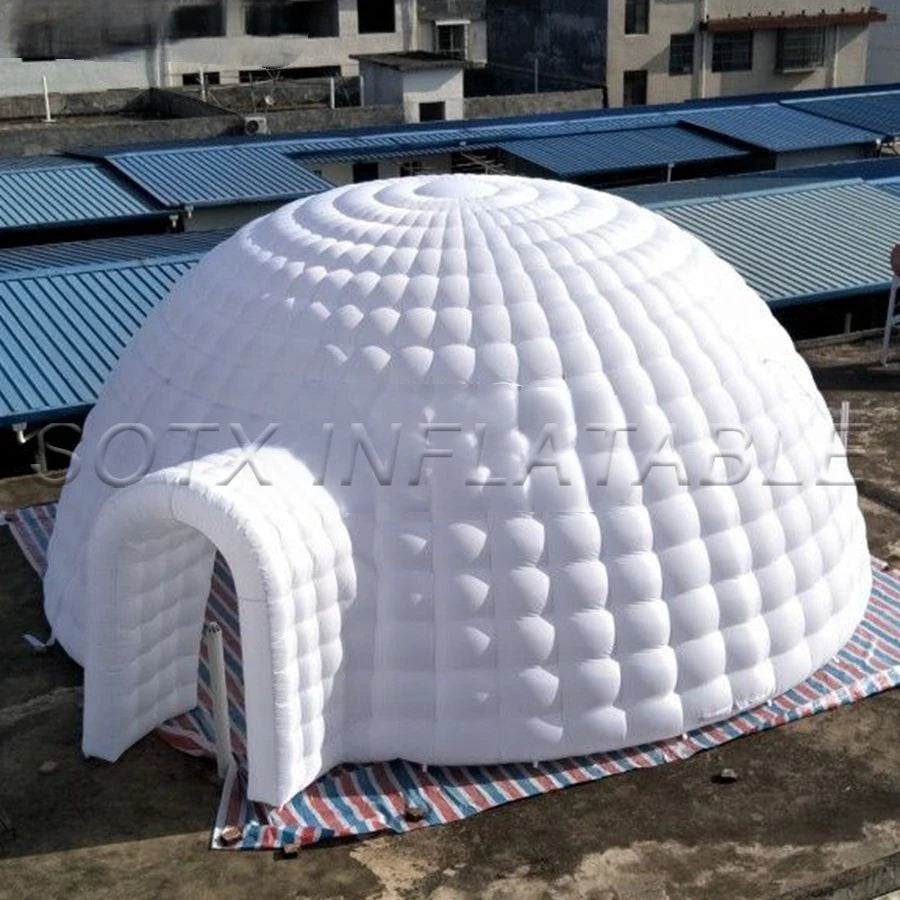 Events Party Advertising 2023 Hot Sale 8m Diameter or Custom Giant Inflatable Dome Tent Igloo Marquee with Free Air Blower For