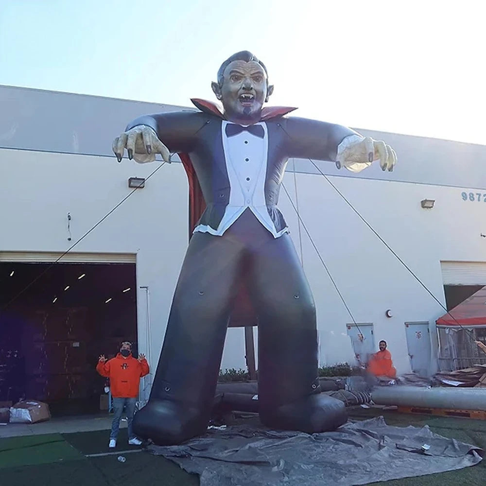 Yard Decoration Scary Halloween Characters Giant Inflatable Dracula Customized Inflatable Halloween Vampire For Outdoor Party