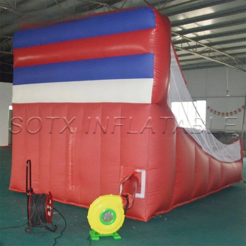 Birthday/Party/Event/Family/Kid 4x3x3m Portable Inflatable Basketball Hoop Inflatable Basketball Shooting Game with Blower for