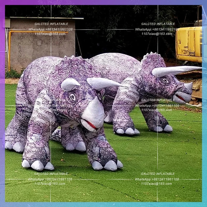 Inflatable Dinosaur Balloon Jurassic Theme Giant Replica 3m Length For Children Park Yard Event Decoration Toys