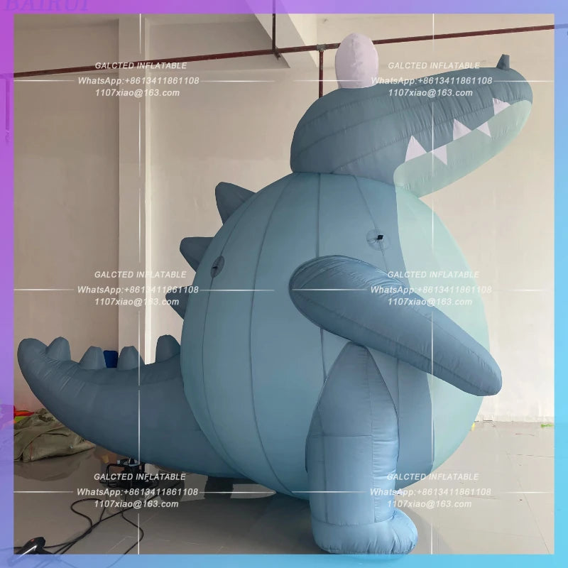 inflate crocodile dinosaur theme Inflatable cartoon fat animals  gas model store scene play decoration atmosphere props