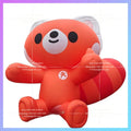 inflatable red panda cartoon cute huge panda Chinese wild animal for zoo, forest, plant protection advertising decoration