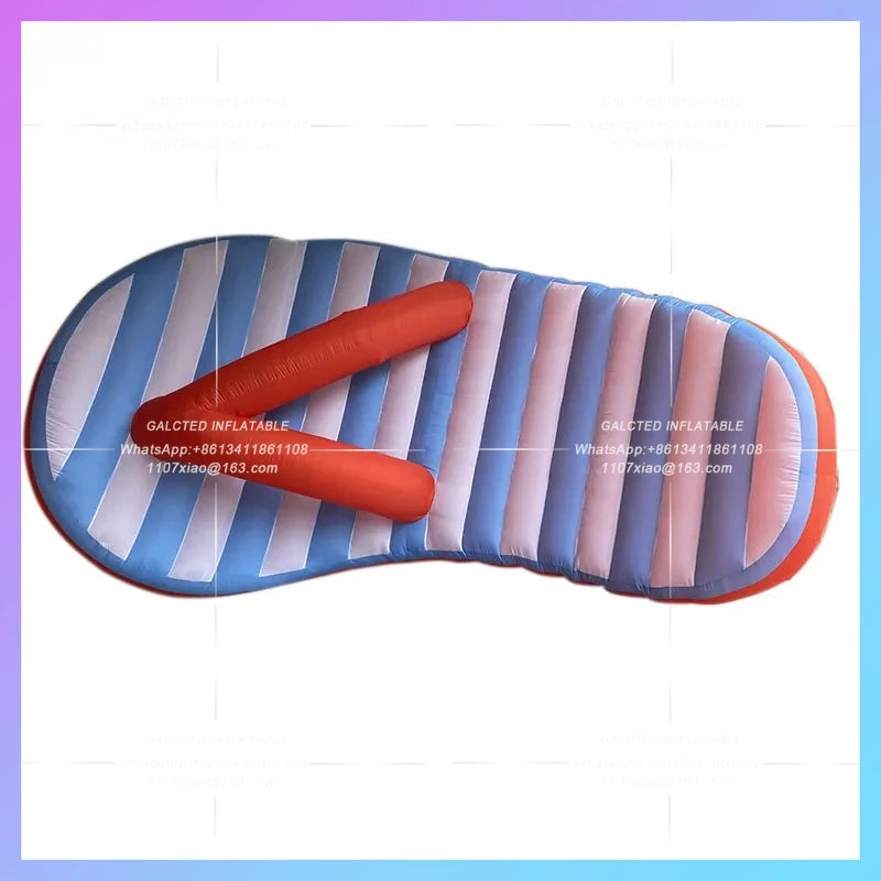 flip-flops Sandals Air Model Inflatable cartoon slippers  Summer Beach festival surf outdoor bazaar atmosphere